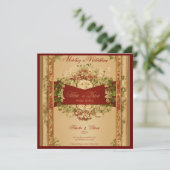 Einladung zur Hochzeit (Stehend Vorderseite)