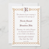 Einladung zur Hochzeit (Vorderseite)