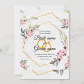 Einladung zur Hochzeit (Vorderseite)