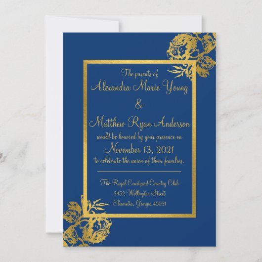 Einladung zur Hochzeit (Vorderseite)