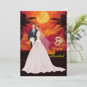 Einladung zur Hochzeit (Stehend Vorderseite)