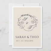 Einladung zur Hochzeit (Vorderseite)