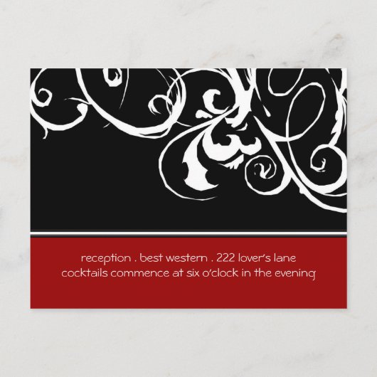 Einladung zur Hochzeit (Rückseite)