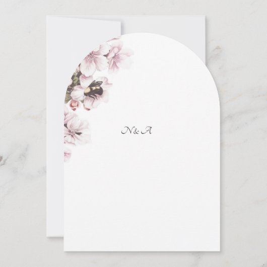 Einladung zur Hochzeit (Rückseite)