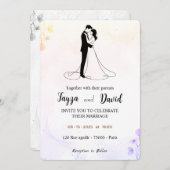 Einladung zur Hochzeit (Vorne/Hinten)