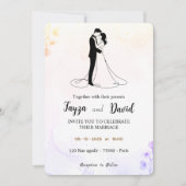 Einladung zur Hochzeit (Vorderseite)