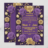 Einladung zur Hochzeit (Vorne/Hinten)