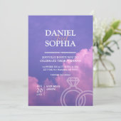 Einladung zur Hochzeit (Stehend Vorderseite)