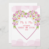 Einladung zur Hochzeit (Vorne/Hinten)