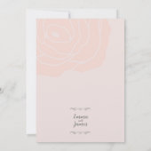 Einladung zur Hochzeit (Rückseite)