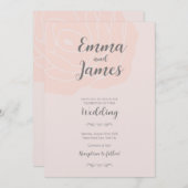 Einladung zur Hochzeit (Vorne/Hinten)