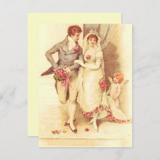 Einladung zur Hochzeit (Vorne/Hinten)