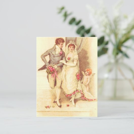 Einladung zur Hochzeit (Stehend Vorderseite)