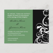 Einladung zur Hochzeit (Rückseite)