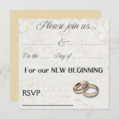 Einladung zur Hochzeit (Vorne/Hinten)