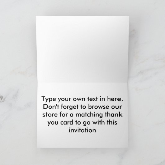 Einladung zur Hochzeit (Innenseite)