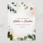 Einladung zur Hochzeit (Vorne/Hinten)