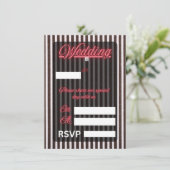 Einladung zur Hochzeit (Stehend Vorderseite)