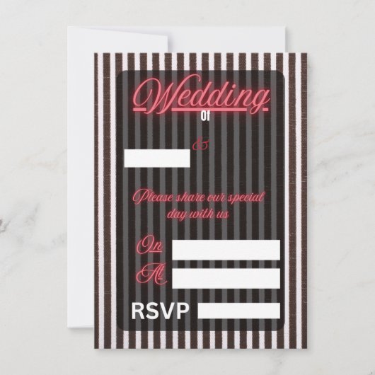 Einladung zur Hochzeit (Vorderseite)