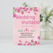 Einladung zur Hochzeit (Stehend Vorderseite)