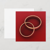 Einladung zur Hochzeit (Vorne/Hinten)