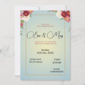 Einladung zur Hochzeit (Vorderseite)