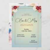 Einladung zur Hochzeit (Vorne/Hinten)