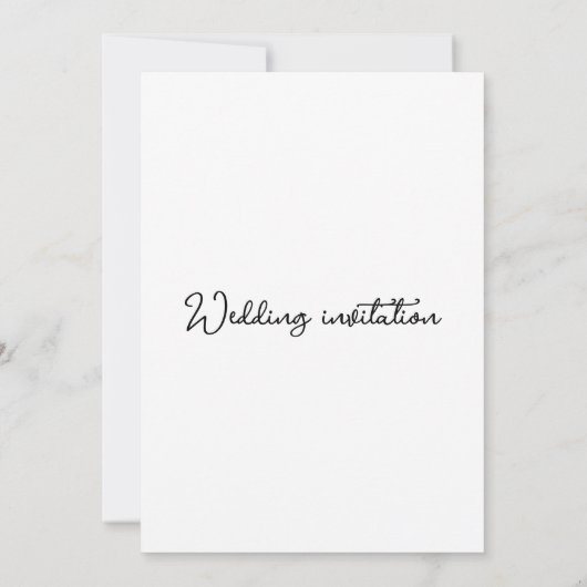 Einladung zur Hochzeit (Rückseite)