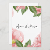 Einladung zur Hochzeit (Vorne/Hinten)