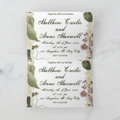 Einladung zur Hochzeit (Innenseite)