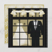 Einladung zur Hochzeit (Vorne/Hinten)