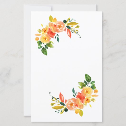 Einladung zur Hochzeit (Rückseite)