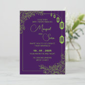 Einladung zur Hochzeit (Stehend Vorderseite)