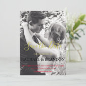 Einladung zur Hochzeit (Stehend Vorderseite)