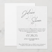 Einladung zur Hochzeit 1 (Vorne/Hinten)