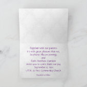 Einladung zur Hochzeit 12x18 Butterfly Brocade Lil (Innenseite)