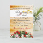 Einladung zur Hochzeit 2 (Stehend Vorderseite)