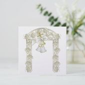 Einladung zur Hochzeit 5,25" x 5,25" (Stehend Vorderseite)