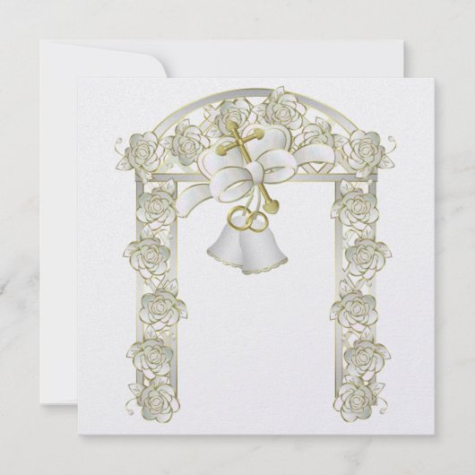 Einladung zur Hochzeit 5,25" x 5,25" (Vorderseite)