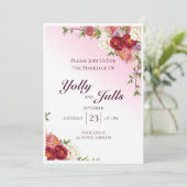 Einladung zur Hochzeit 5" x 7" Karte (Stehend Vorderseite)