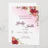 Einladung zur Hochzeit 5" x 7" Karte (Vorne/Hinten)