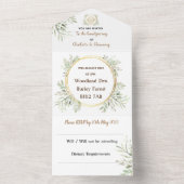 Einladung zur Hochzeit | Alle in einem | UAWG | |  (Innen Boden)