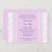 Einladung zur Hochzeit aller Vintagen französische (Vorne/Hinten)