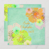 Einladung zur Hochzeit Aloha/Luau (Vorne/Hinten)