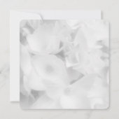 Einladung zur Hochzeit am hellblauen Blumenplatz (Rückseite)