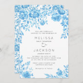 Einladung zur Hochzeit am hellblauen Grenzübergang (Vorne/Hinten)