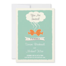 Einladung zur Hochzeit am Strand mit Küssen von Fi