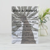 Einladung zur Hochzeit am Strand - Palm Tree II (Stehend Vorderseite)