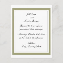 Einladung zur Hochzeit an der Goldgrenze