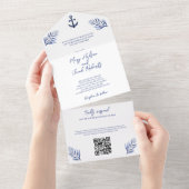 Einladung zur Hochzeit an der Küste (Abreißen)